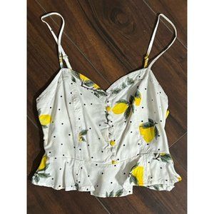 Lemon Crop Top